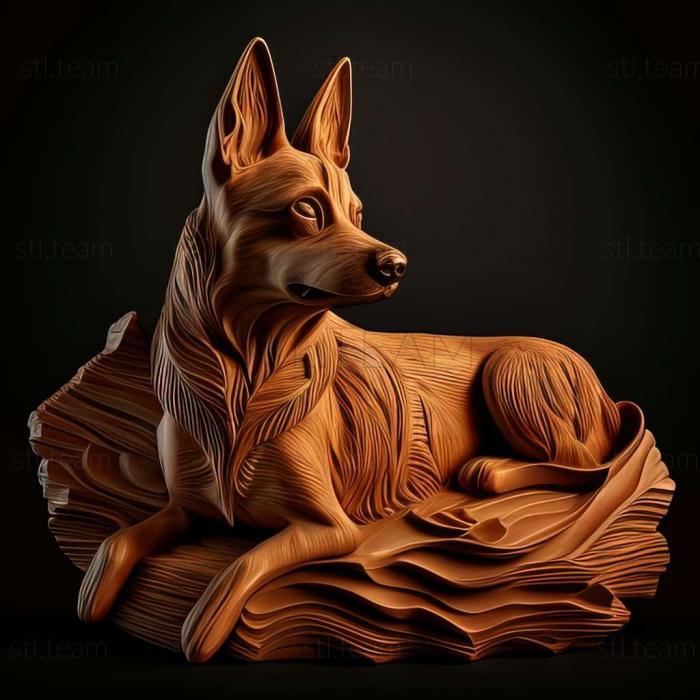 3D model dog (STL)